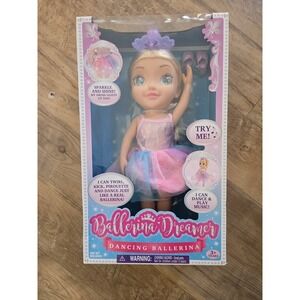 BALLERINA DREAMER ~ Dancing Ballerina ~ Dress Lights Up ~ Can Dance ~ NEW IN BOX
